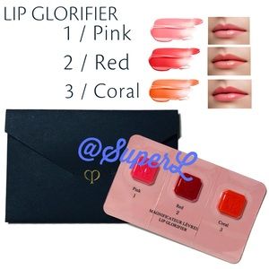 5/$15 NEW Cle de peau Lip Glorifier Lipstick Balm Pink Coral Lip Gloss